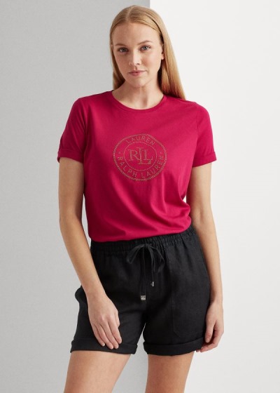 T Shirt Ralph Lauren Logo Algodão Mulher 84517-CVZJ